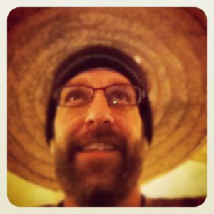 Scott Simons in a sombrero 